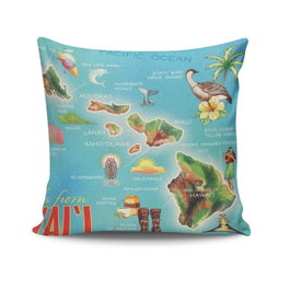 Aberto Design Funda de Cojín Multicolor 43 x 43 cm Sin Relleno